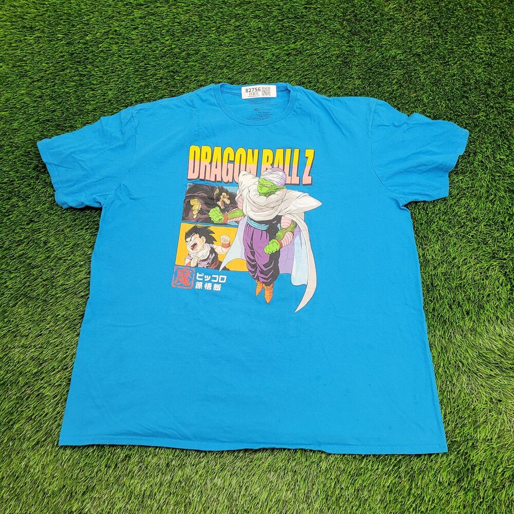 Dragon Ball Z Anime Shirt XL/2XL 25x28 Blue Picalo